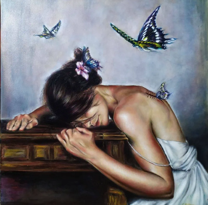 Butterfly inside