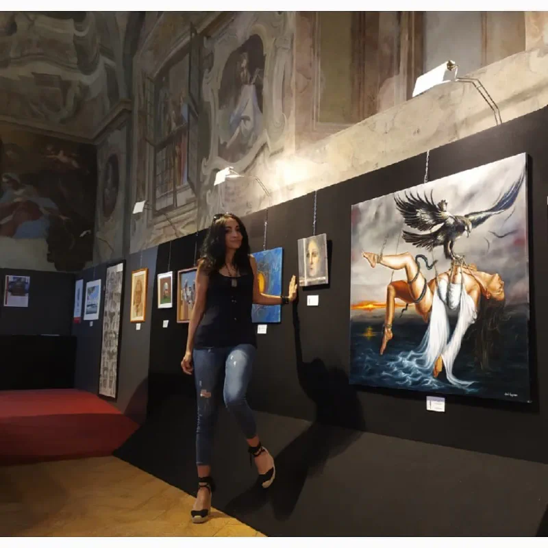 “Codice Rosso“ Mostra d’arte contemporanea con due opere presso la SALA VERATTI